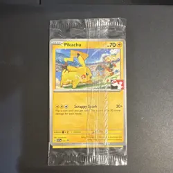 Pokemon TCG Pikachu SVP Black Star Promo SVP 101 70 HP 2023 English SEALED - Image 1