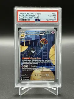 PSA 10 Pokemon TCG Team Rocket’s Orbeetle 198/182 IR Destined Rivals - Image 1