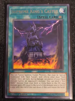 Yugioh - Supreme King's Castle LED5-EN015 1st Edition Rare NM - Image 1