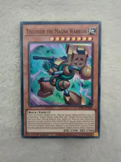 BPRO-EN004 Tellusion the Magnet Warrior Super Rare 1st Edition YuGiOh - Image 1
