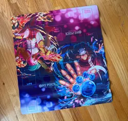 One Piece Card Game Bandai Official 2 Player Promo Playmat #2 NEW UNUSED - Image 1