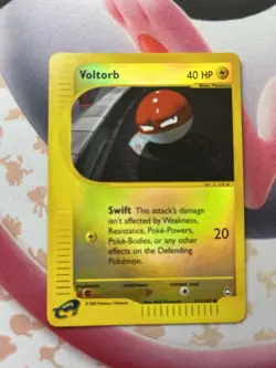 🔥Voltorb 115/147 Reverse Holo Aquapolis Pokemon Card (near mint) 🔥 - Image 2