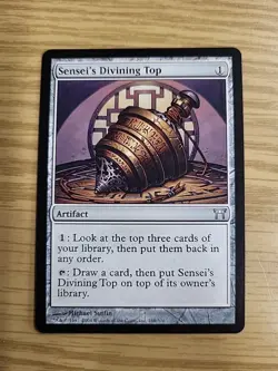 Magic: The Gathering Artifact Sensei's Divining Top Regular Card - Image 1