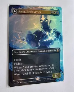 Aang, Swift Savior | Borderless Foil | ATLA | Rare MTG Card | TLA #0298 - Image 1