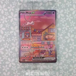 Pokemon Card Mew Ex 053 Black Star Promo Scarlet Violet Pokemon 151 UPC Sealed - Image 1