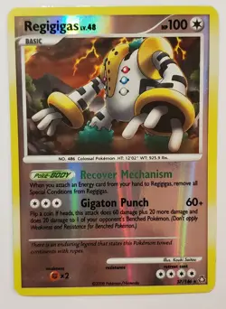 Regigigas 37/146 Legends Awakened Reverse Holo Pokemon Card 2008 - Image 1
