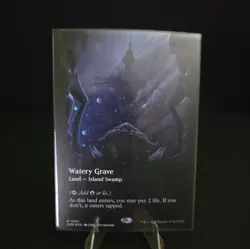 Watery Grave (Borderless) (Galaxy Foil) (381) MTG Edge of Eternities - Image 1