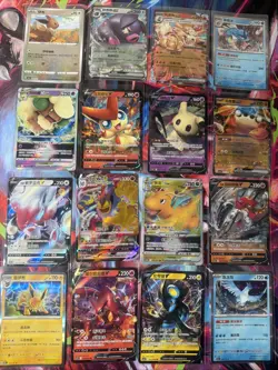 Pokemon 16 Card Lot nm V Max Mega Amazing Ex HOLO Rare Hits Only B30 - Image 1