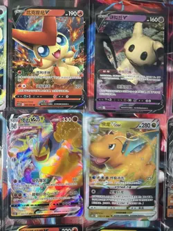 Pokemon 16 Card Lot nm V Max Mega Amazing Ex HOLO Rare Hits Only B30 - Image 2