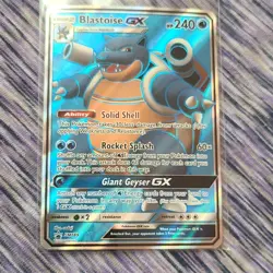 Pokemon Blastoise GX Full Art Holo Promo 240 HP SM189 SM-Promos Card - Image 1