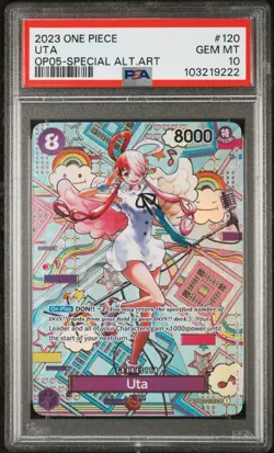 PSA 10 UTA (OP02-120)(SP) AWAKENING OF THE NEW ERA (OP05) One Piece Card Game - Image 1