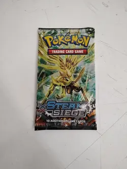 Pokemon XY Steam Siege Booster Pack - 10 Cards / 1 Pack - Random Art - SEALED - Image 1