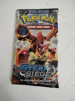 Pokemon XY Steam Siege Booster Pack - 10 Cards / 1 Pack - Random Art - SEALED - Image 4
