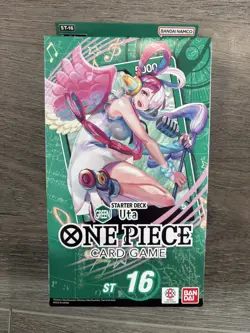 One Piece TCG Card Game Uta ST16 Full Green Deck Sealed Brand New NIB - Image 1