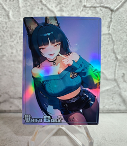 Miyabi ZZZ Trading Card Waifu Goddess Story Anime Girl holo Karte Manga Full Art - Image 1