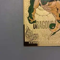 1998 DRAGON BALL Z FUNimation Gold Foil G-10 CARD - Image 5
