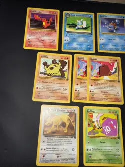 Vintage 1999 Pokemon 11 Card Lot Team Rocket Charmander Psyduck Squirtle - Image 2