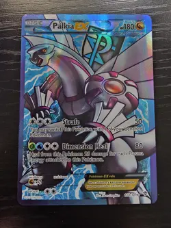 Pokemon Palkia EX TCG Full Art Holo Ultra Rare Card Plasma Blast 100/101 - Image 1