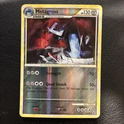 Metagross 18/90 Reverse Holo Rare Undaunted Pokemon Card - Image 1