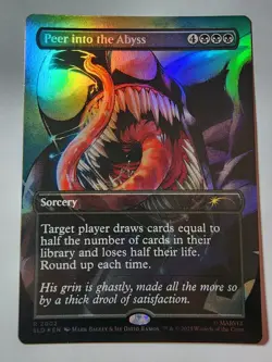 Peer into the Abyss (2002) (Rainbow Foil) Secret Lair Drop Foil - Image 1