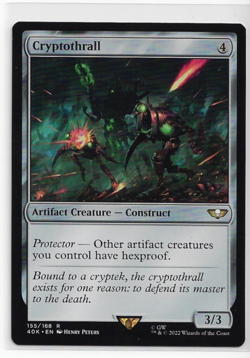 Cryptothrall Universes Beyond: Warhammer 40000 Regular (LP) 155/168 - Image 1