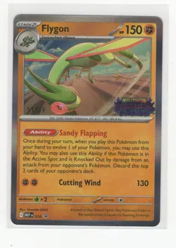 Pokemon Staff Phantasmal Flames Black Star Promo MEP 016 Flygon - Image 1