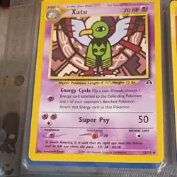 Pokemon Vintage Card Lot 11 Cards Xatu Anorith Espeon Omastar Meditite - Image 1