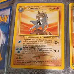 Pokemon Vintage Card Lot 11 Cards Xatu Anorith Espeon Omastar Meditite - Image 4