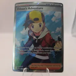 Pokemon Ethan's Adventure 221/182 Sv10 Destined Rivals Holo Full Art Ultra Rare - Image 1