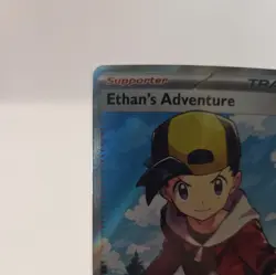 Pokemon Ethan's Adventure 221/182 Sv10 Destined Rivals Holo Full Art Ultra Rare - Image 3
