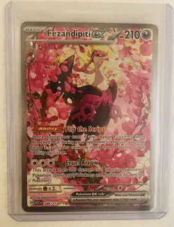 Pokemon TCG Fezandipiti EX 288/217 Full Art SIR Pack Fresh Near Mint - Image 1