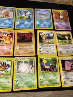 Vintage 1999 Pokemon 12 Card Lot Neo Genesis Xatu Magmar Oddish - Image 3