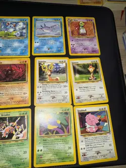 Vintage 1999 Pokemon 12 Card Lot Neo Genesis Xatu Magmar Oddish - Image 4