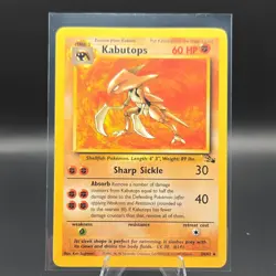 Pokemon TCG Kabutops 24/62 Fossil 60HP Rare Stage 2 Unlimited Regular - Image 1