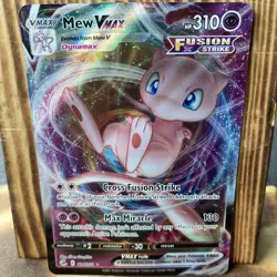 Pokemon TCG Mew VMAX 114/264 Ultra Rare SWSH: Fusion Strike NM Condition - Image 1