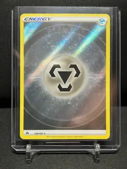 Steel Energy 159/159 Holo Textured Rare Pokemon 2023 Crown Zenith NM - Image 1