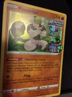 Passimian SWSH115 Pre Release Black Star Promo Chilling Reign Pokemon TCG LP - Image 2