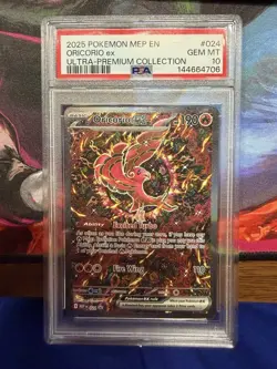 Pokemon 2025 Oricorio ex 024 Full Art Ultra-Premium Collection GEM MINT PSA 10 - Image 1