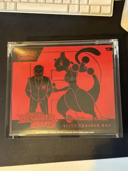Destined Rivals Pokemon Center Elite Trainer Box ETB Sealed in Acrylic Case ✅🔥 - Image 1