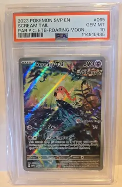 2023 Pokemon Scream Tail The Pokemon Center ETB Promo PSA 10 - Image 1