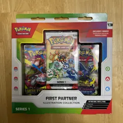 Pokemon TCG First Partner Illustration Collection Series 1 New Sealed - Image 1