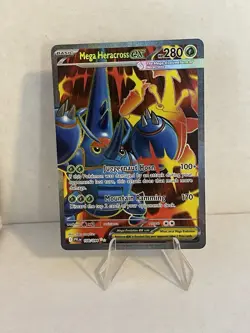 Pokemon TCG Mega Heracross EX 108/094 Phantasmal Flames - Image 1