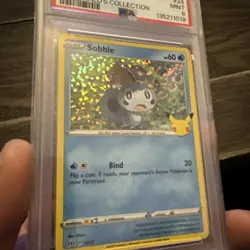 2021 Pokemon Sobble Holo McDonald’s Collection #24 PSA 9 - Image 2