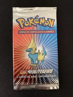 [4x] Pokemon TCG- EX Ruby & Sapphire SPANISH - Art Set of 4 Sealed Booster Packs - Image 5