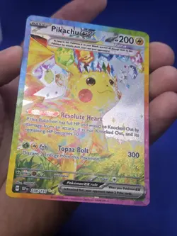 Pokemon Surging Sparks Pikachu ex 238/191 Special Illustration Rare Alternate NM - Image 3