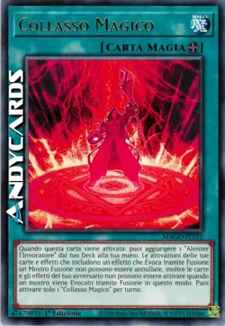 COLLASSO MAGICO • (Magical Meltdown) • Rara Oro • MAGO IT152 • 1Ed • YUGIOH! - Image 1