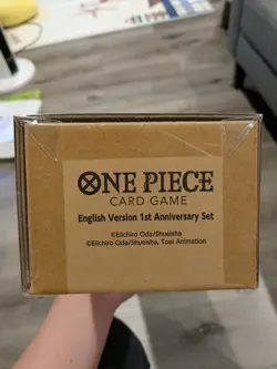 One Piece Card Game English Version 1st Anniversary Set Sealed - Image 1