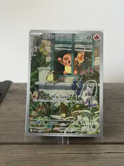 Pokemon TCG Charmander #044 SVP Black Star Promo, Obsidian Flames Holo Card - Image 1