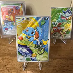 Pokemon 2026 First Partner Kanto Set Bulbasaur Charmander Squirtle NM - Image 4