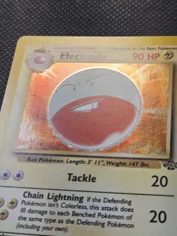 1999 Pokemon Electrode Jungle 2/64 Holo Unlimited Rare WoTC Vintage TCG - Image 3